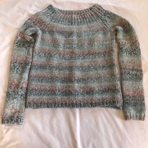 The Limited boat neck sweater multi color warm!